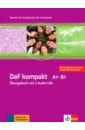 DaF kompakt A1-B1. Deutsch als Fremdsprache für Erwachsene. Übungsbuch mit 2 Audio-CDs