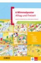 Wimmelposter Alltag und Freizeit. passend zum Wortschatz aus Meine Welt auf Deutsch. 6 Poster