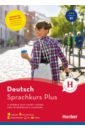 Hueber Sprachkurs Plus Deutsch B1 mit Audios und Videos online, App, Online-Übungen und Begleitbuch