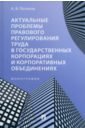 Актуальные проблемы правового регулирования труда в государственных корпорациях