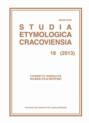 Studia Etymologica Cracoviensia 18 (2013)