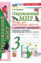Окружающий мир. 3 класс. Тетрадь для практических работ №1 с дневником наблюдений