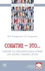 Событие &ndash; это&hellip; События как фундаментальная основа для анализа сложных систем